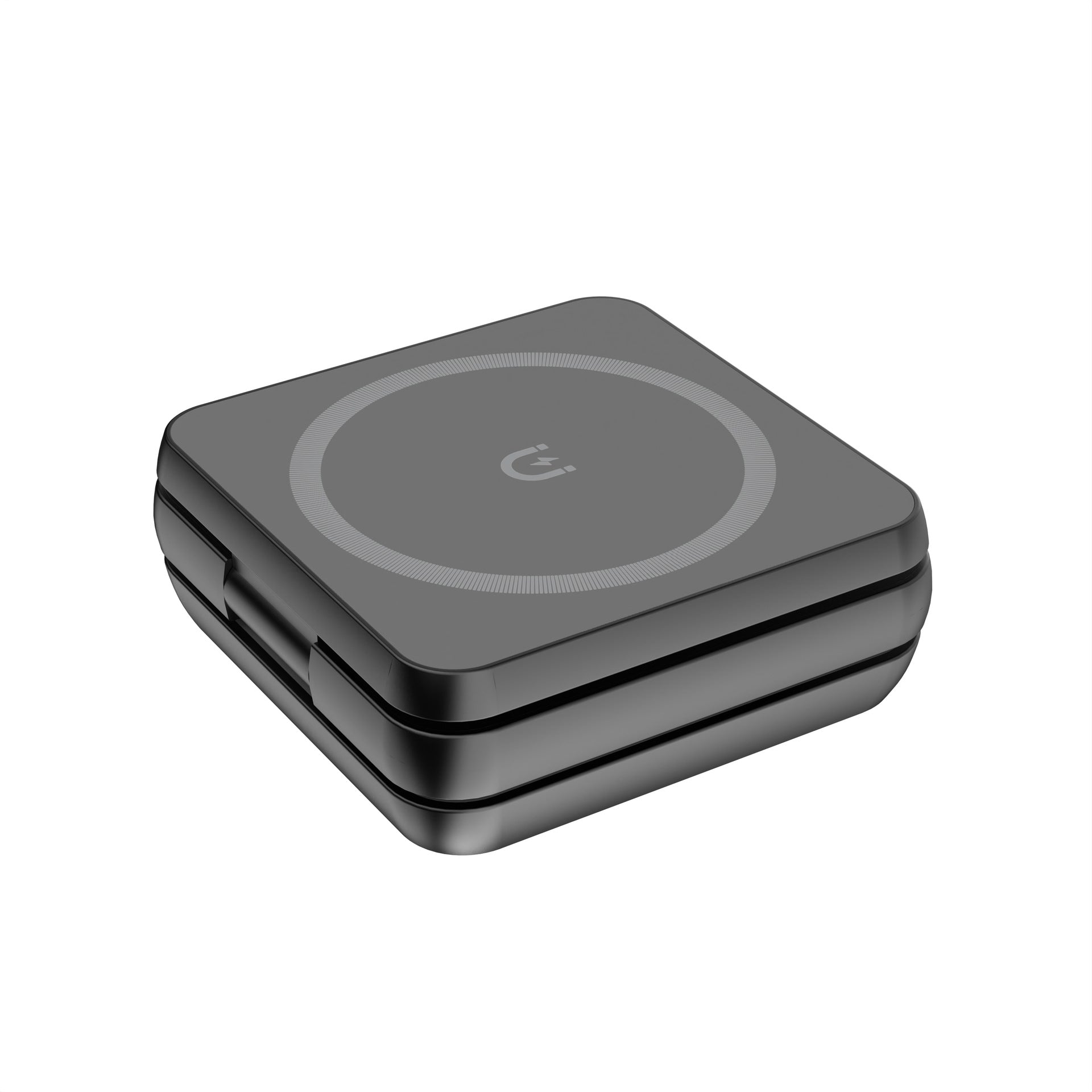 Folding Three-In-One Wireless Charger Portable Magnetic Suction