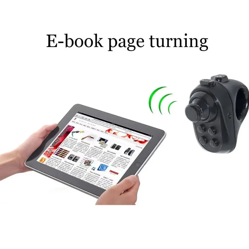 1PC Wireless Mini Finger Mouse Remote Control Joystick Adapter Game Pause Page Function Tablet PC Mobile IOS