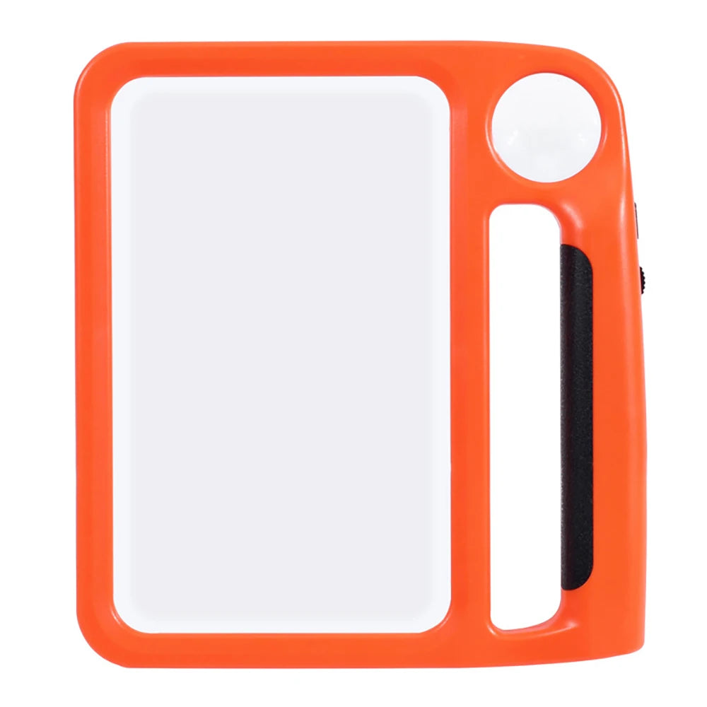 5X 10X Full Page Reading Magnifier with Illumination Handheld Magnifier for Elderly Reading Low Vision Magnifier