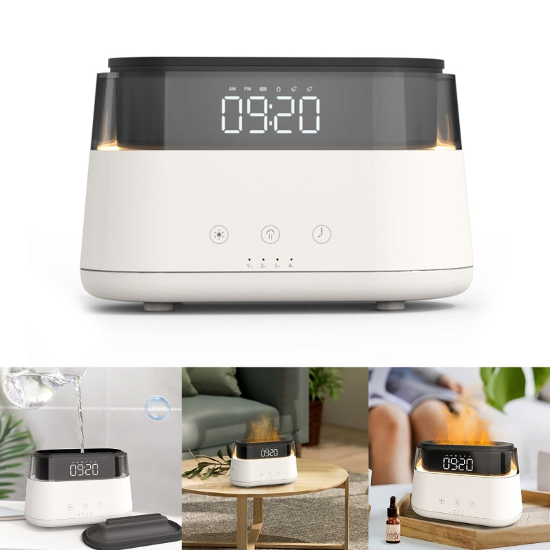 Flame Humidifier with Clock Bedroom of Intelligent Timed Fragrance Spraying Machine for Home Use