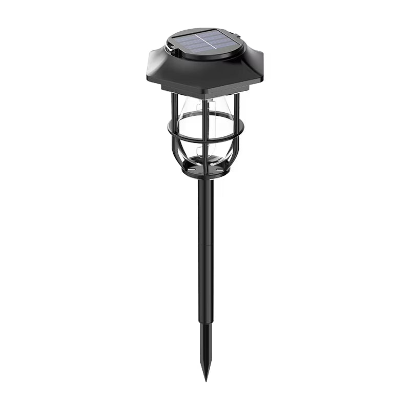 Solar Courtyard Lights, Outdoor Landscape Lighting, Automatic Sensing Tungsten Filament Lights, Garden Floor Lights, Lawn Lights