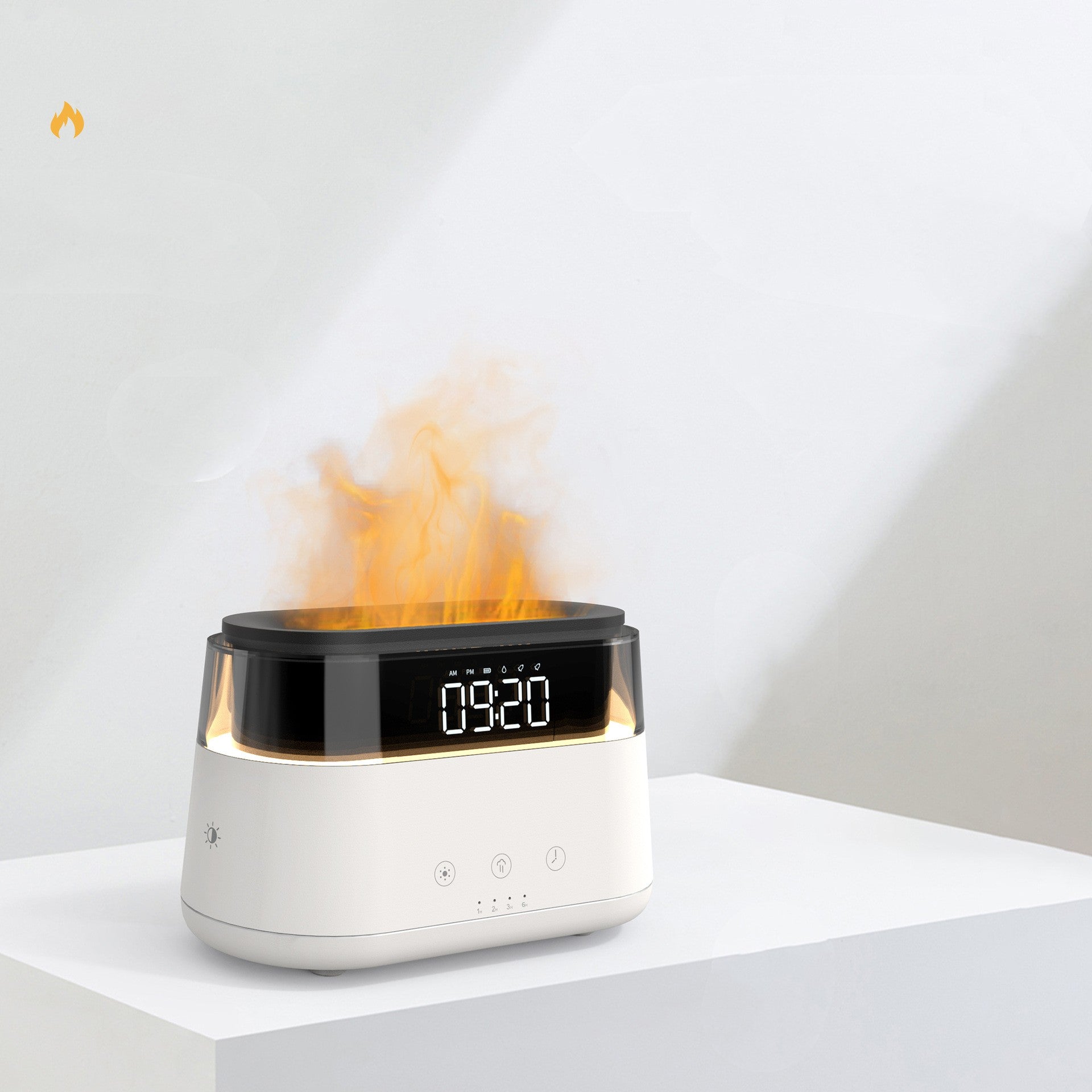 Flame Humidifier with Clock Bedroom of Intelligent Timed Fragrance Spraying Machine for Home Use