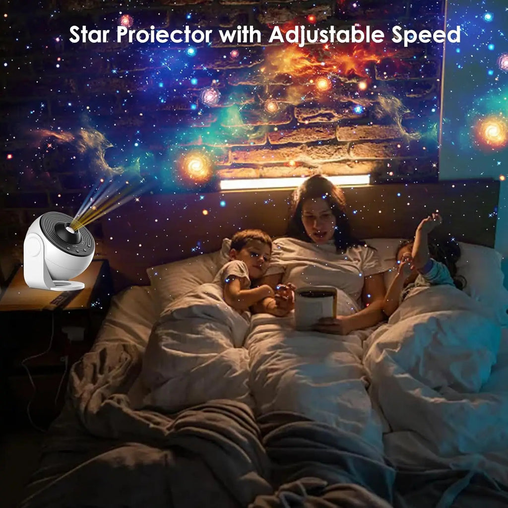 13-In-1 Star Projector Pro 360° Rotating HD Galaxy Projector Pro, with Remote Control White Noise Function, Bluetooth Speaker