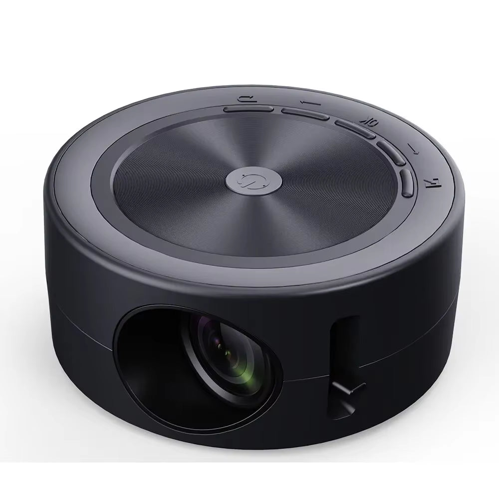 YT200 Portable Mini LED Projector Home Theater Movie Multimedia Projection Device LCD Display Video Movie Player Smart Projector