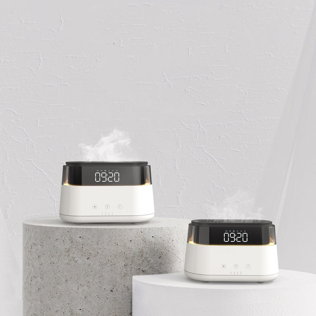 Flame Humidifier with Clock Bedroom of Intelligent Timed Fragrance Spraying Machine for Home Use