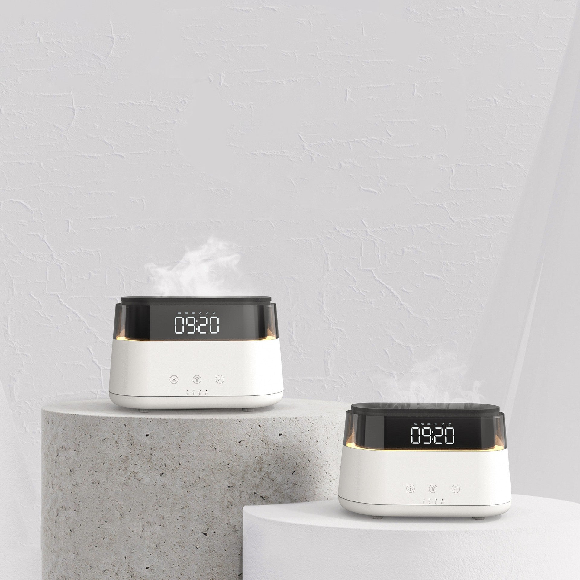 Flame Humidifier with Clock Bedroom of Intelligent Timed Fragrance Spraying Machine for Home Use