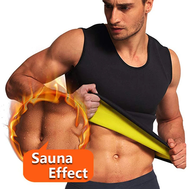 Men'S Slimming Body Shaper Modeling Vest Belt Belly Men Reducing Shaperwear Fat Burning Loss Weight Waist Trainer Sweat Corset