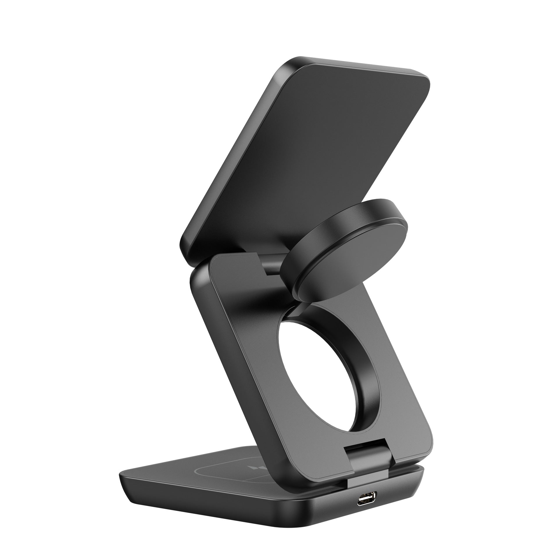 Folding Three-In-One Wireless Charger Portable Magnetic Suction